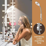 MLNshops 2-in-1 Facial Steamer with Magnifying Lamp