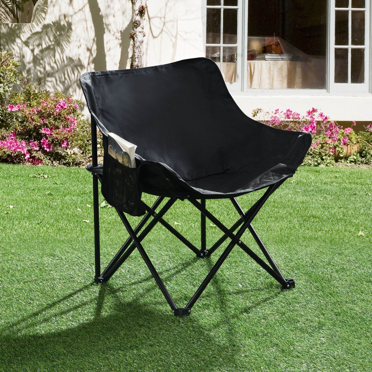 MLNshops 2 Piece Camping Chairs with Carry Bag