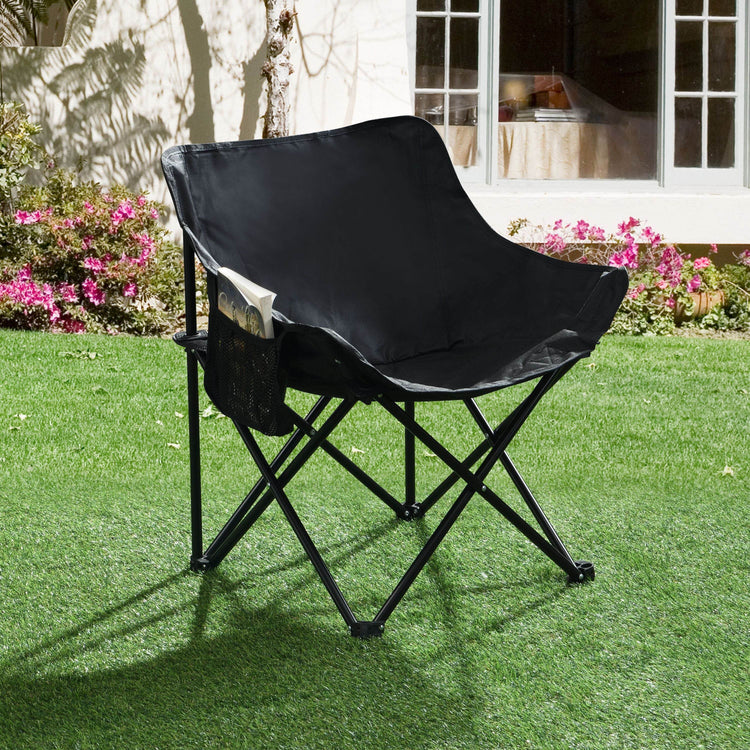 MLNshops 2 Piece Camping Chairs with Carry Bag