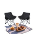 MLNshops 2 Piece Camping Chairs with Carry Bag Default