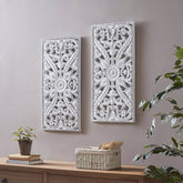 MLNshops 2-Piece Wooden Wall Decoration Set
