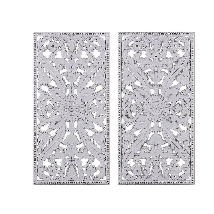 MLNshops 2-Piece Wooden Wall Decoration Set