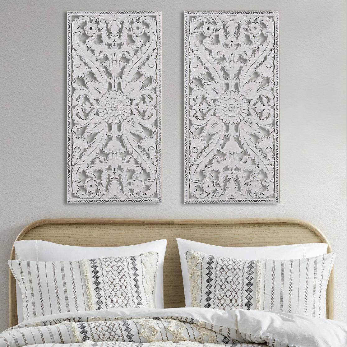 MLNshops 2-Piece Wooden Wall Decoration Set