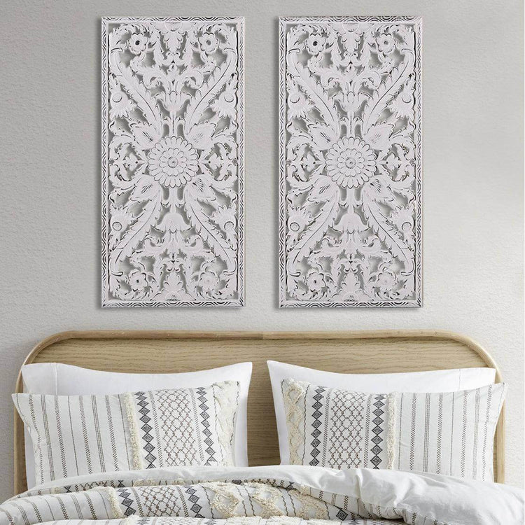 MLNshops 2-Piece Wooden Wall Decoration Set