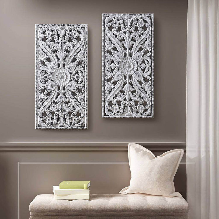 MLNshops 2-Piece Wooden Wall Decoration Set