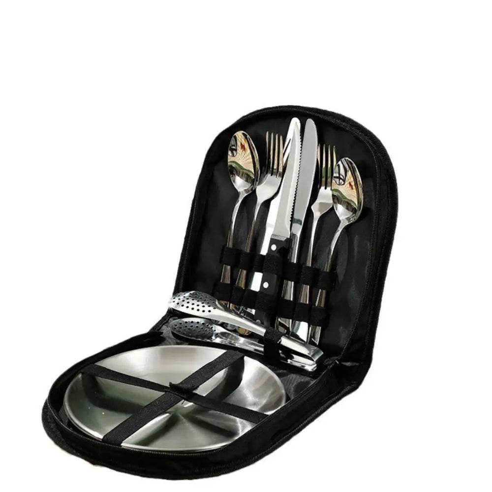 MLNshops 20-Piece Camping Utensil Set for Outdoor Dining