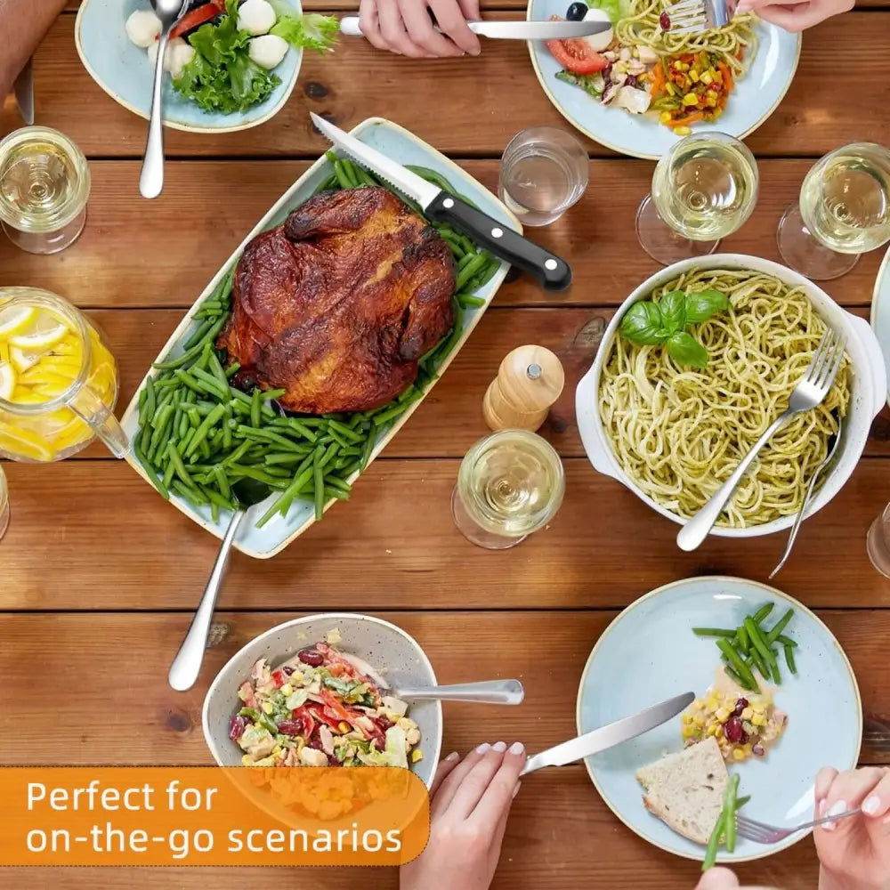 MLNshops 20-Piece Camping Utensil Set for Outdoor Dining