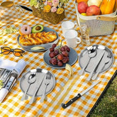 MLNshops 20-Piece Camping Utensil Set for Outdoor Dining
