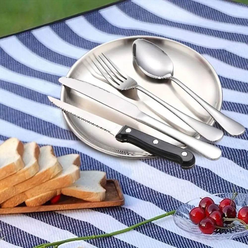 MLNshops 20-Piece Camping Utensil Set for Outdoor Dining