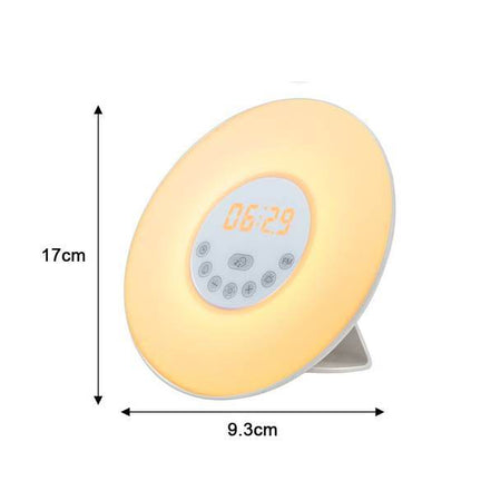 Touch Sensor Digital Alarm Clock Sunrise Sunset Simulator- USB Powered