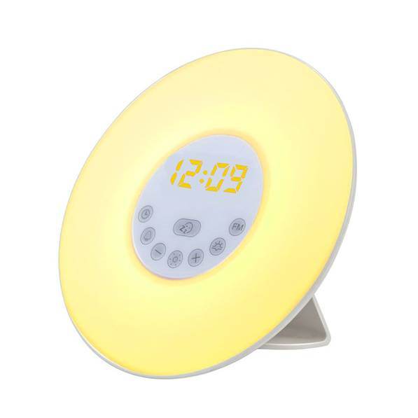 Touch Sensor Digital Alarm Clock Sunrise Sunset Simulator- USB Powered