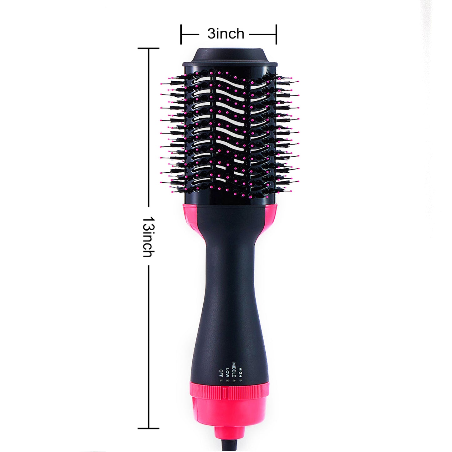 Hair Dryer Brush, Hair Volumizer for Drying & Straightening & Curling, Brush Blow Dryer Styler for Rotating Straightening, Curling