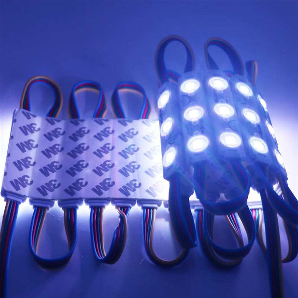RGB SMD 5050 3 LED Module Light 12V For Sign Letter Channel Lamp Store Window