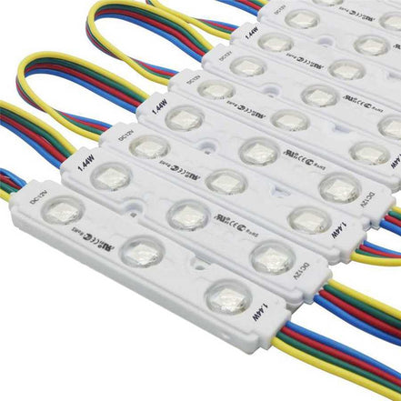 RGB SMD 5050 3 LED Module Light 12V For Sign Letter Channel Lamp Store Window