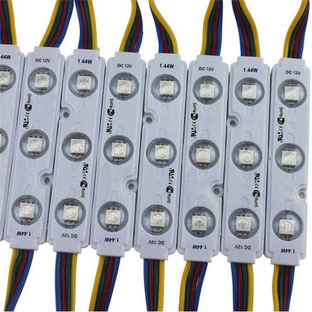 RGB SMD 5050 3 LED Module Light 12V For Sign Letter Channel Lamp Store Window
