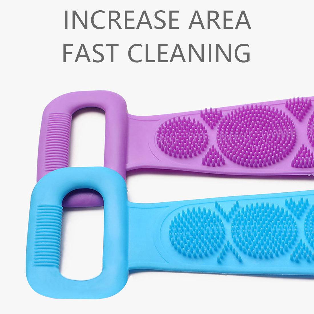 2pcs X Silicone Back Scrubber For Shower Silicone Bath Body Brush Easy To Clean Exfoliating Silicone Bath Body Brush Silicone Body Scrubber For Women