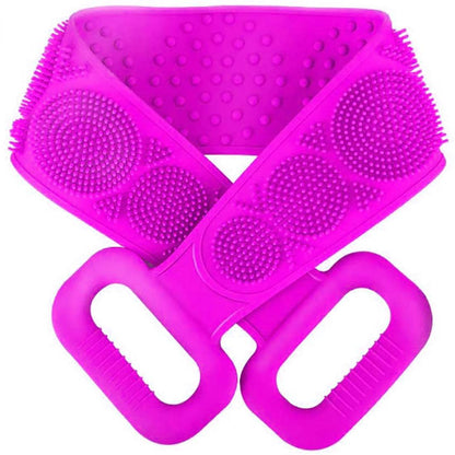 2pcs X Silicone Back Scrubber For Shower Silicone Bath Body Brush Easy To Clean Exfoliating Silicone Bath Body Brush Silicone Body Scrubber For Women