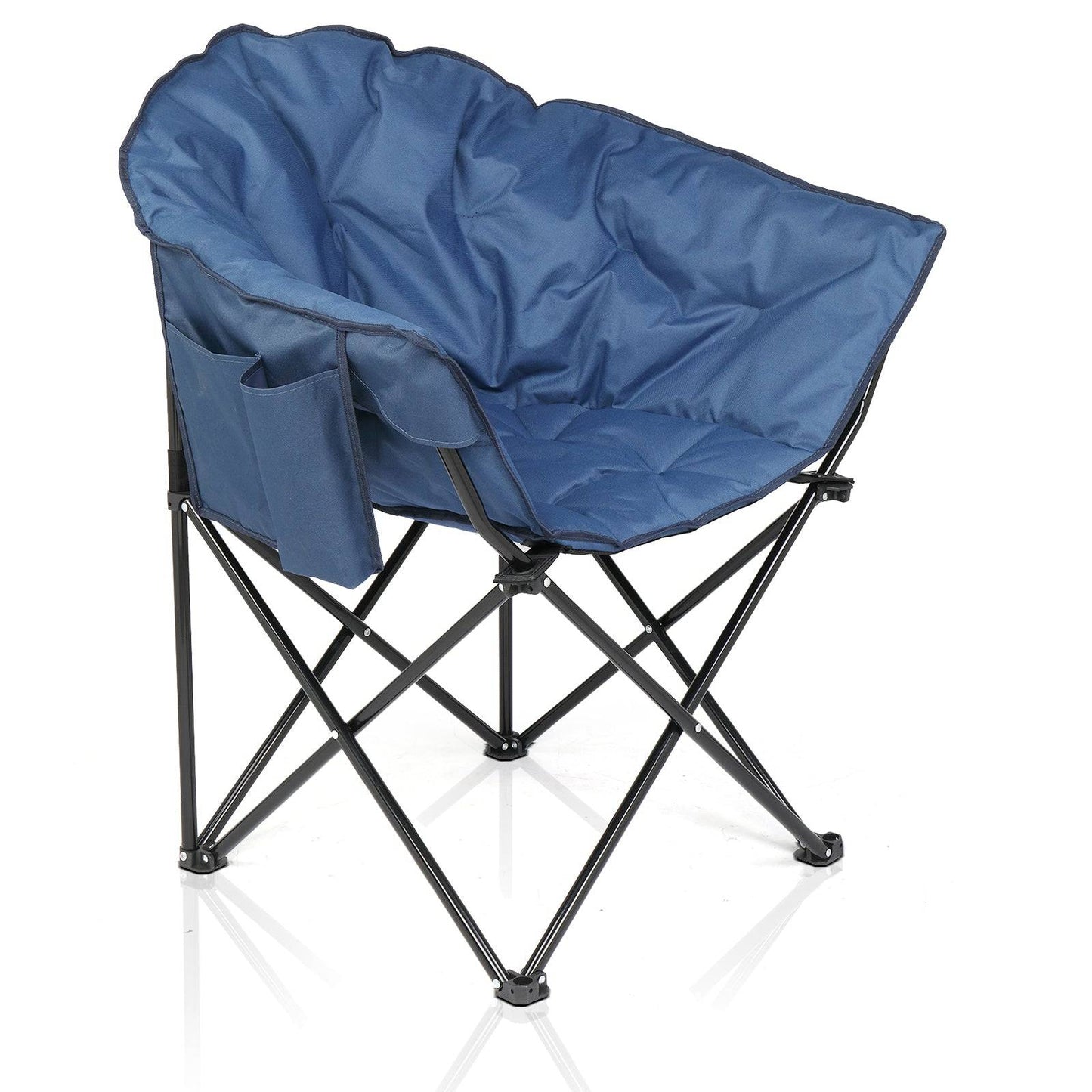 Camping Chair Blue Alloy Steel
