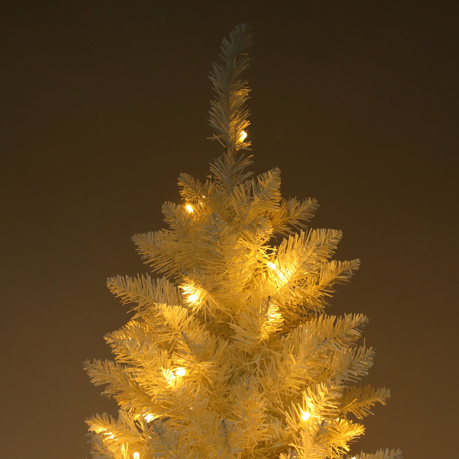 6.5ft Flocking Tied Light Christmas Tree MLNshops]