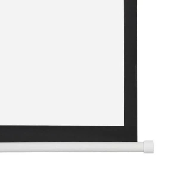 100" 4:3 80" x 60" Viewing Area Motorized Projector Screen with Remote Control Matte White