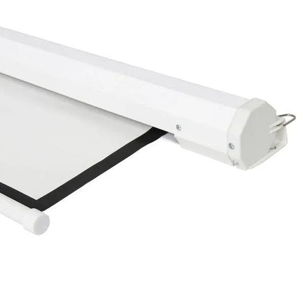 100" 4:3 80" x 60" Viewing Area Motorized Projector Screen with Remote Control Matte White