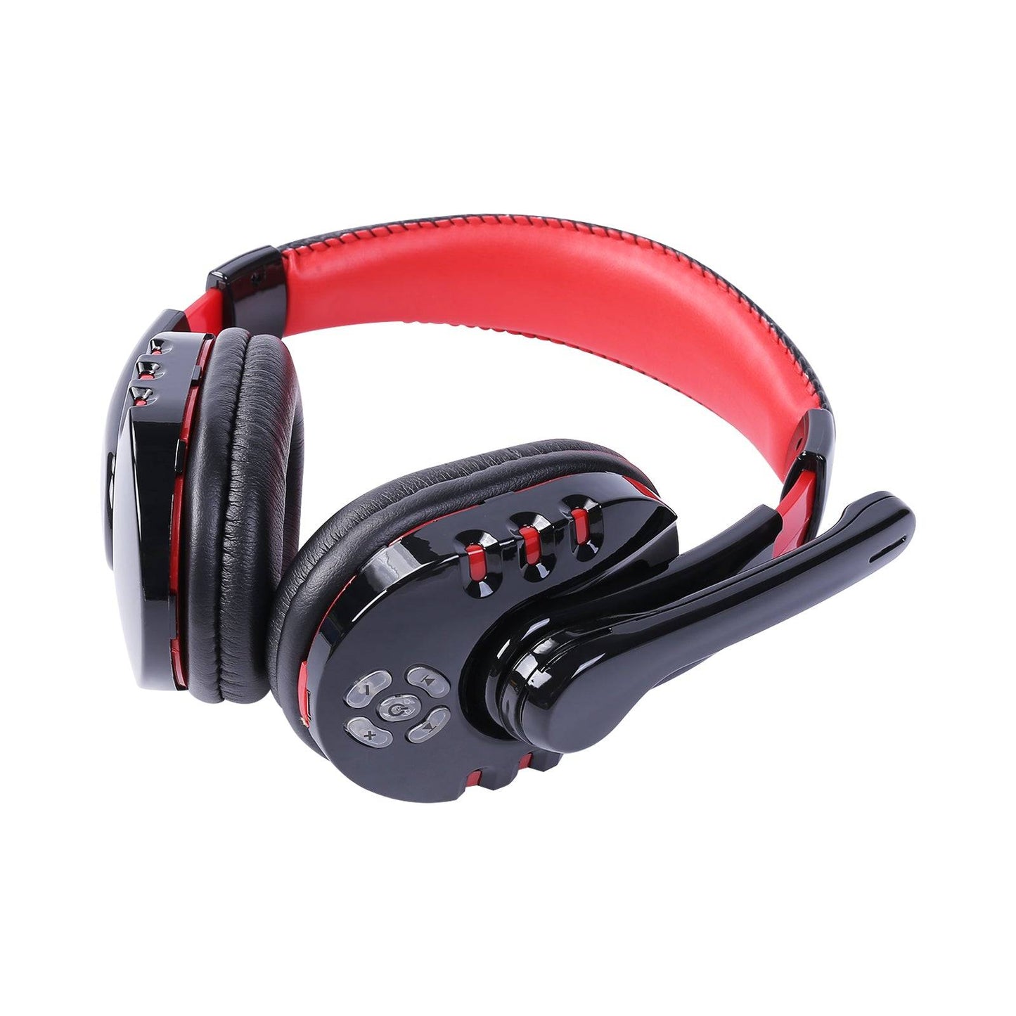 Wireless Bluetooth 4.2 Over-Ear Earphone, Noise-Canceling Adjustable Earphone, Deep Bass Stereo Gaming Micro Headphones