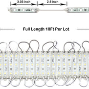 Super Bright IP65 Waterproof 5050 SMD Module Light Sign Strip Lamp DC 12V
