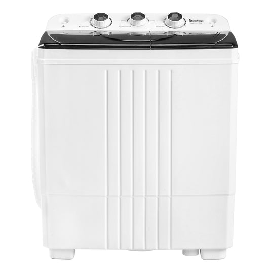 Semi-automatic Twin Tube Washing Machine White & Black