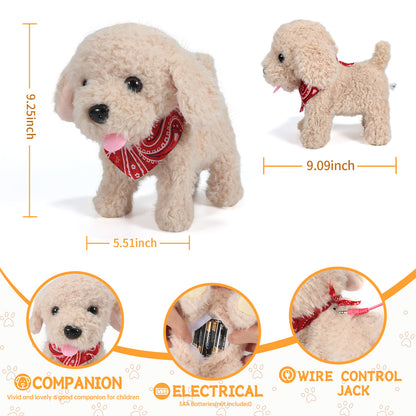 Spark Imagination with a Lifelike Walking, Barking, and Tail-Wagging Toy Pet! Complete Grooming Set and Leash Included for Kids