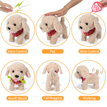 Spark Imagination with a Lifelike Walking, Barking, and Tail-Wagging Toy Pet! Complete Grooming Set and Leash Included for Kids