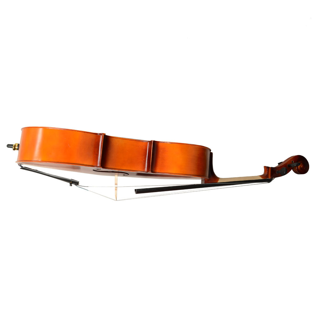 4/4 Acoustic Cello Case, Bow Rosin, Wood Color