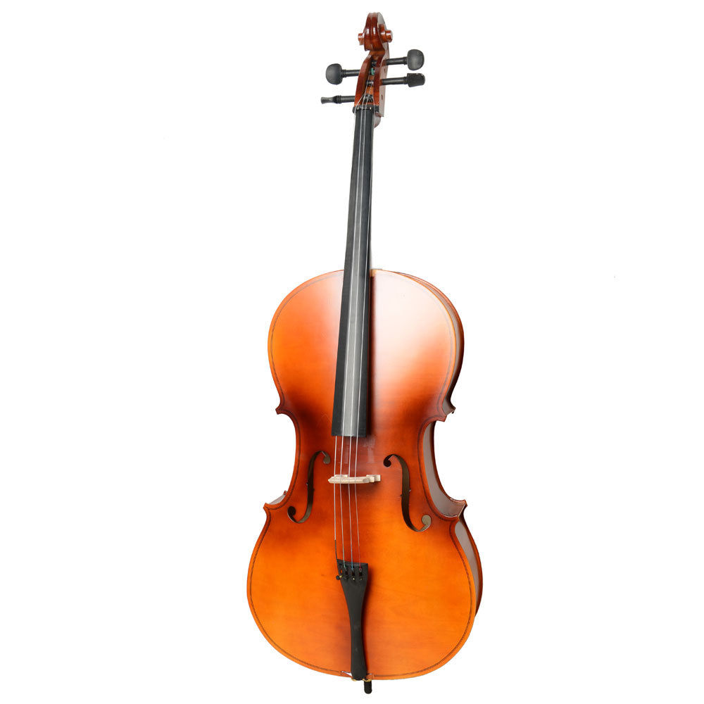 4/4 Acoustic Cello Case, Bow Rosin, Wood Color