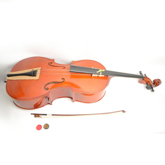 4/4 Retro Style Acoustic Cello Case Bow Rosin