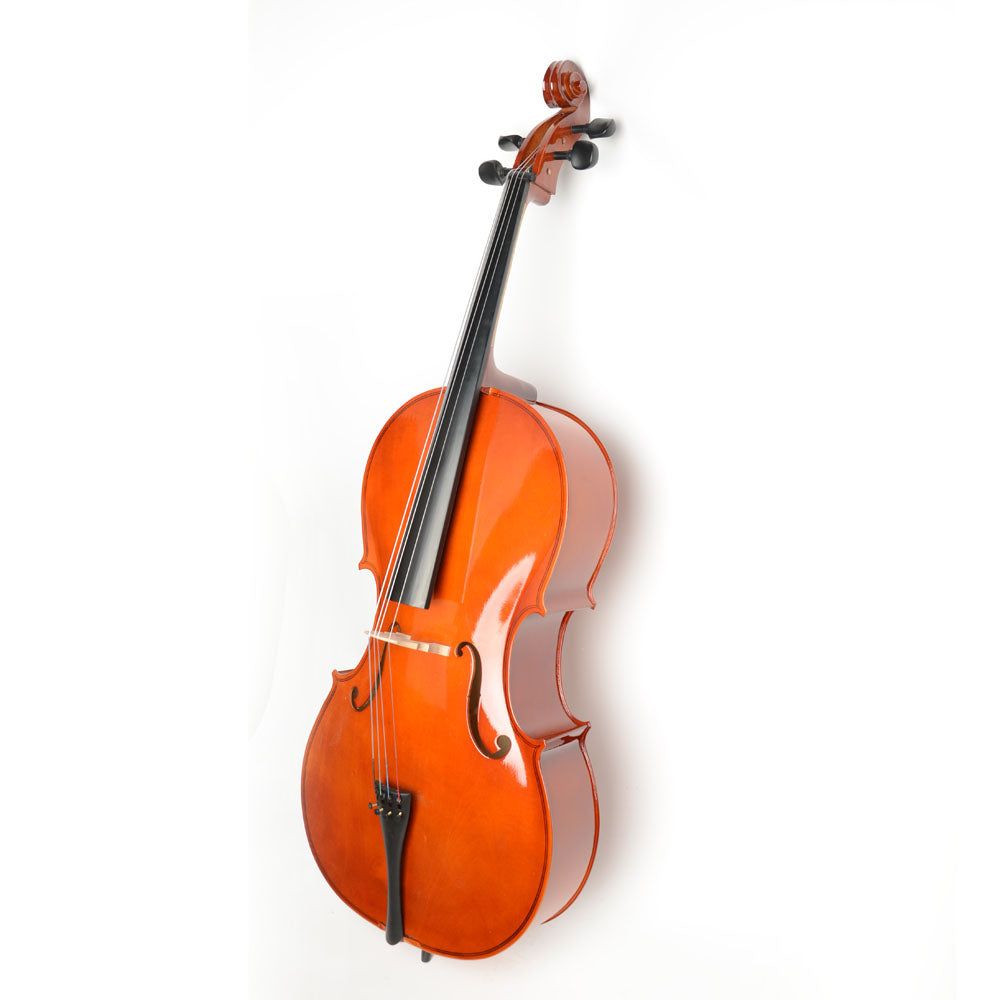 4/4 Retro Style Acoustic Cello Case Bow Rosin