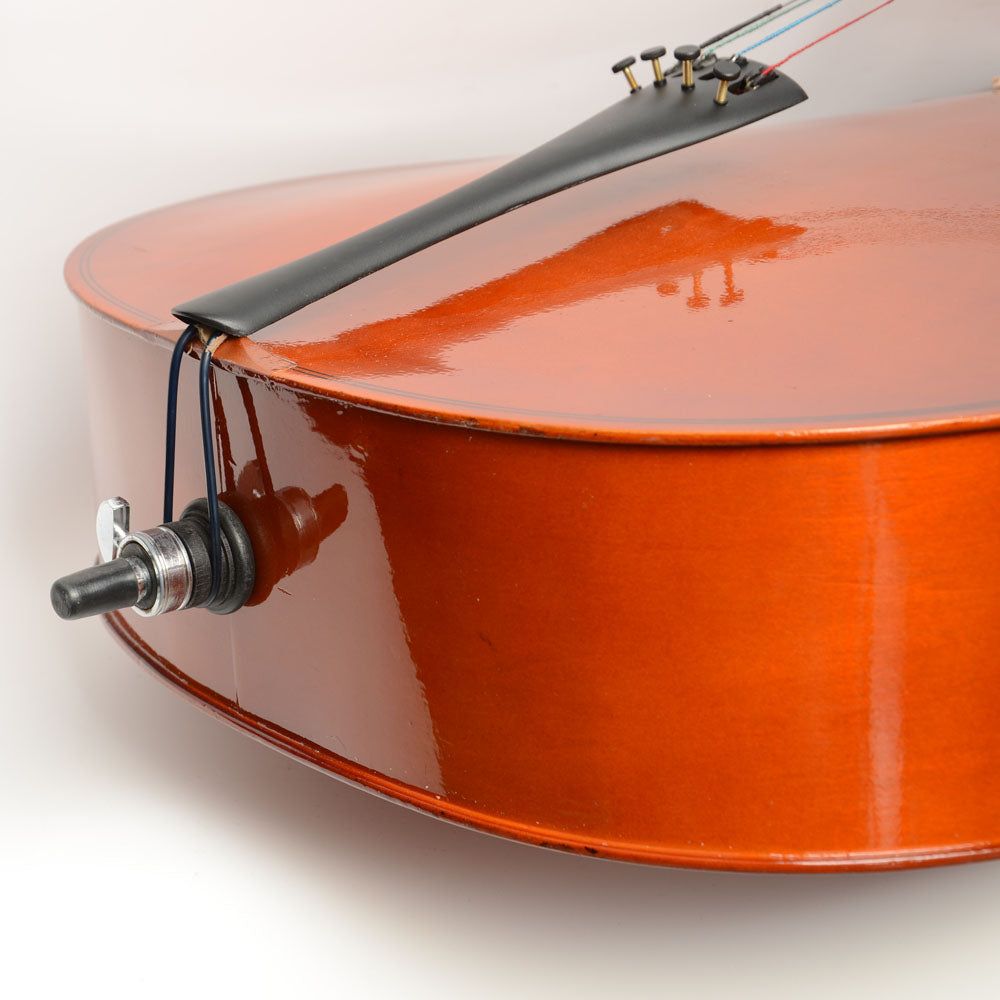 4/4 Retro Style Acoustic Cello Case Bow Rosin