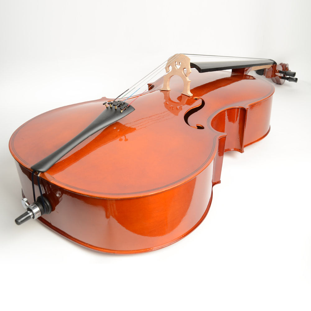 4/4 Retro Style Acoustic Cello Case Bow Rosin
