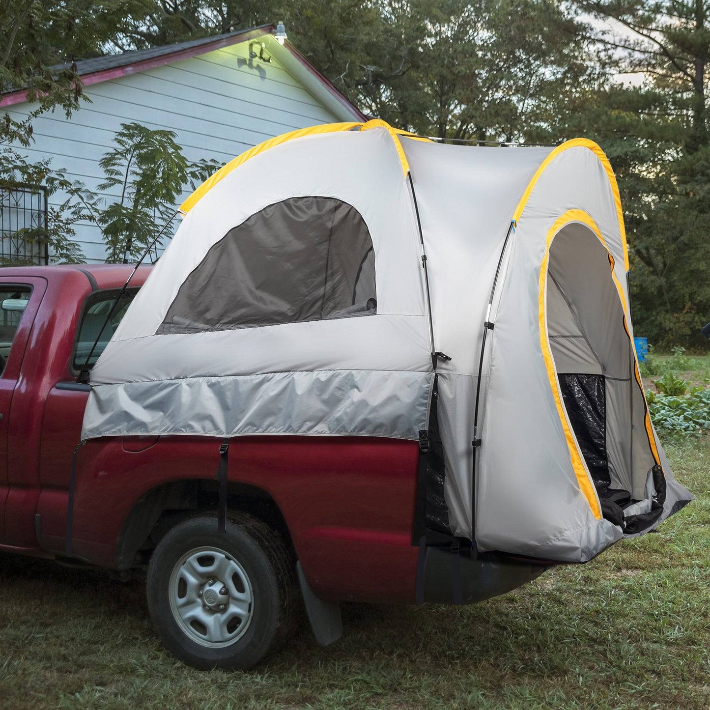 Small gray-orange pickup truck tent 5.2-5.8ft