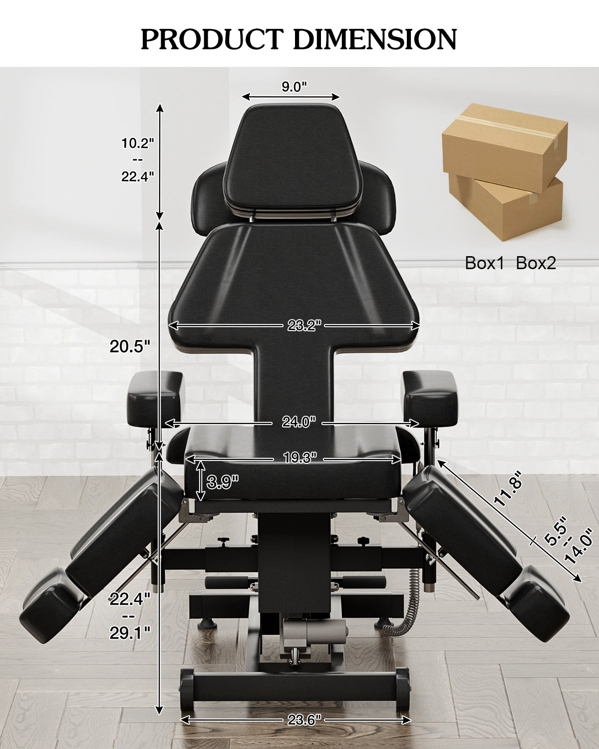 Multi-Purpose Electric Height Adjustable Tattoo Chair