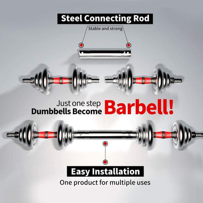 Adjustable Dumbbell Set Home Gym Cast Iron Barbell Sets 