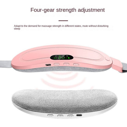 Portable Cordless Heating Pad for Menstrual Cramps Relief, Heating Pad for Stomach, 3-speed Temperature Adjustment and 4-speed Massage Modes