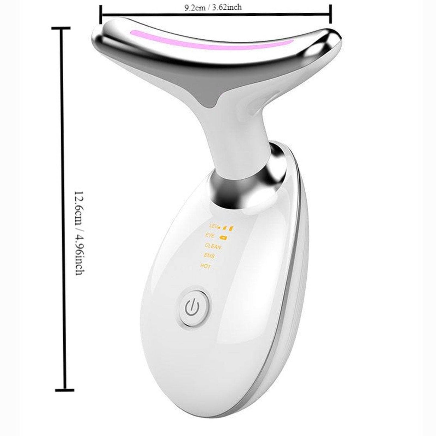 Red-Light-Therapy-for-Face and Neck, Red Light Therapy Wand, 3 Color Led Face Neck Massager for Skin Tightening, Face Lift, Wrinkle Remov