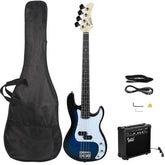 GP Guitar Bass Stereo Bag Strap Pick Cable Wrench Tool Blue