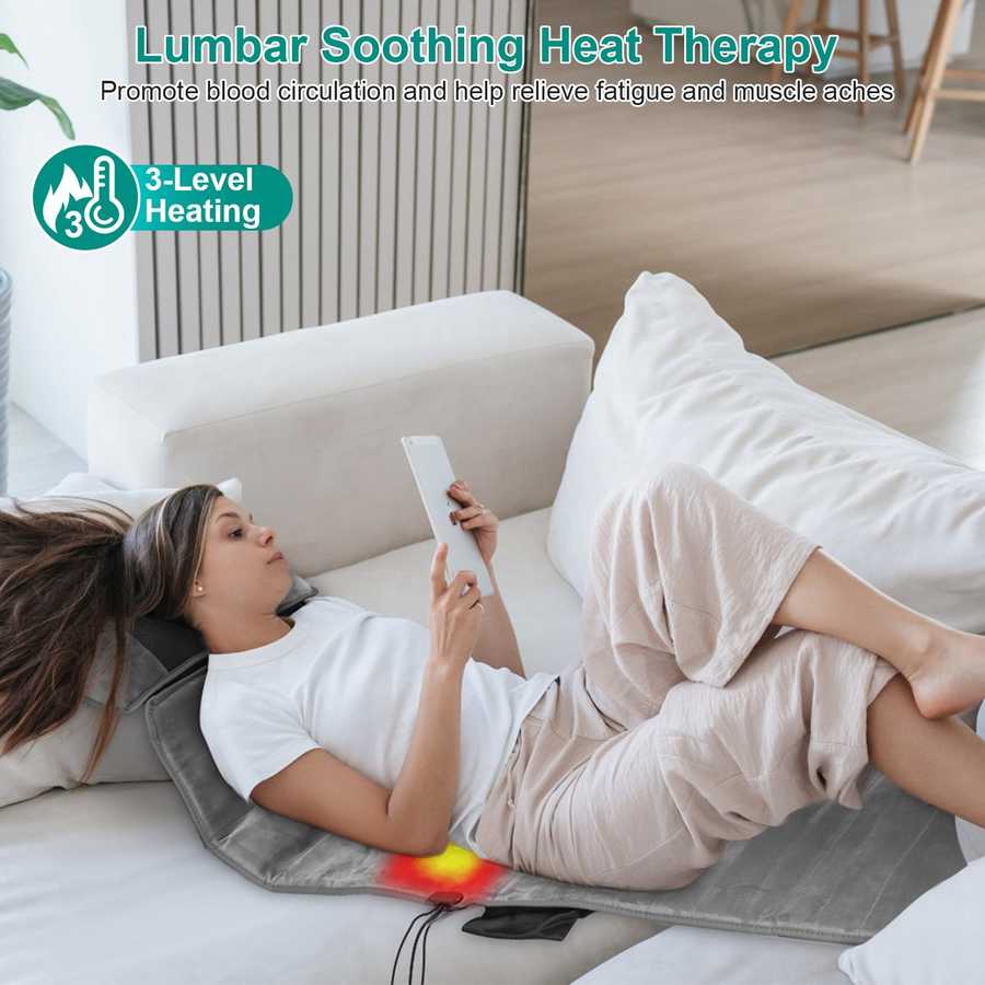 Full Body Massage Mat with Heat - Therapeutic Massage