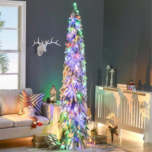 7ft Pre-Lit Artificial Christmas Tree MLNshops]