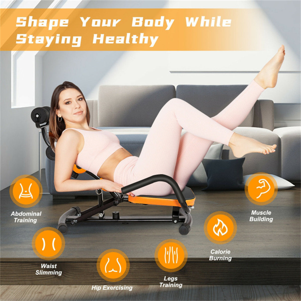 Fitness equipment, abdominal training equipment MLNshops]