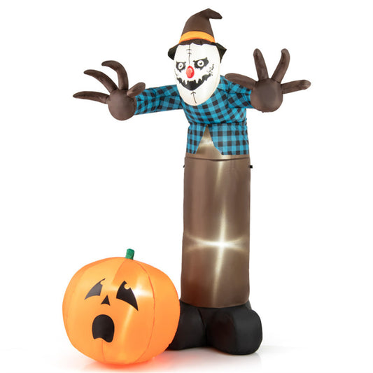 7 feet inflatable decorated Halloween scarecrow MLNshops]