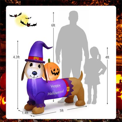 5 foot-long inflatable Halloween decoration MLNshops]