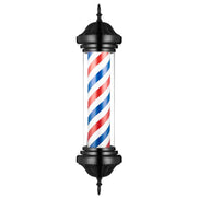 Barbershop LED sign with traditional barber pole design