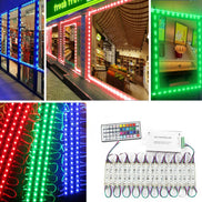 Super Bright IP65 Waterproof 5050 SMD Module Light Sign Strip Lamp DC 12V with controller Default Title