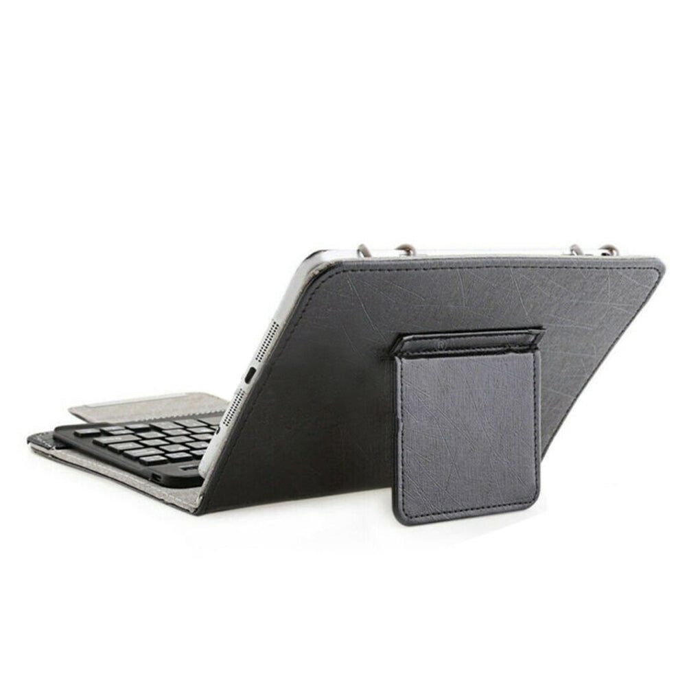 For Universal Android Tablets 10.1/10.5 Tablet Bluetooth Keyboard Case Cover[Black, Fits 10/10.1/10.5 Inch Tablet]